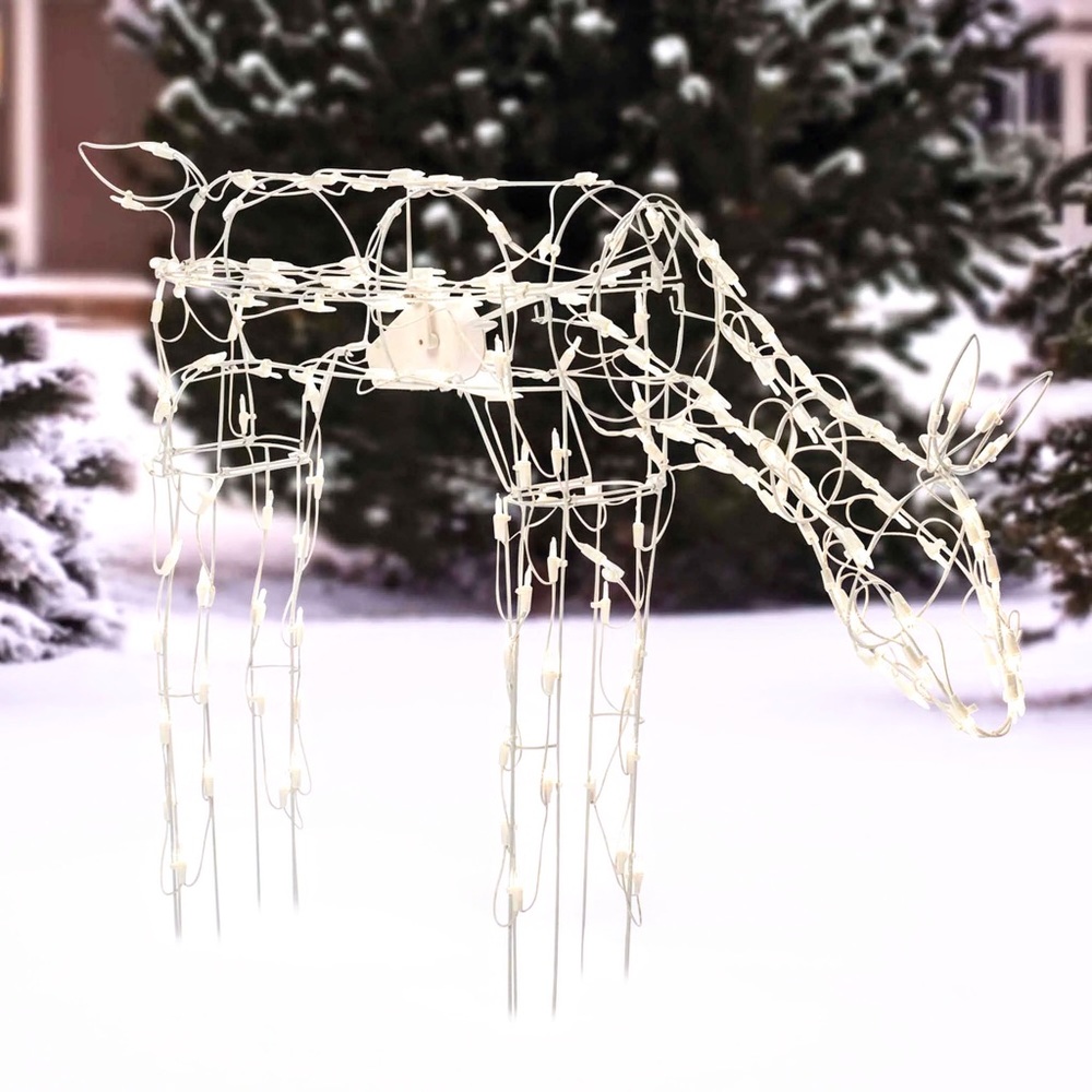 Feeding Doe 28" Christmas Lighted Yard Decor